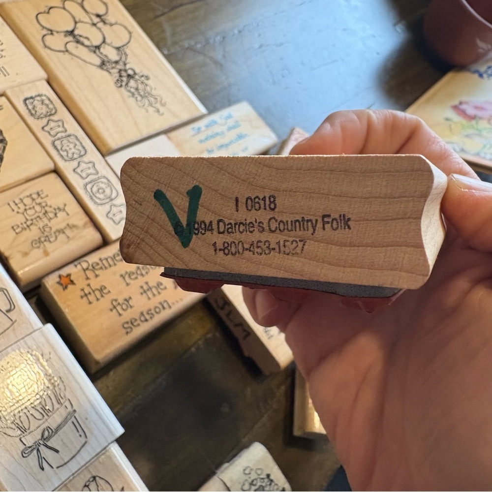 Vintage Rubber Stamps Crafting Scrapbook Crafts D.O.T.S USA 1990’s Y2K - Picture 12 of 15